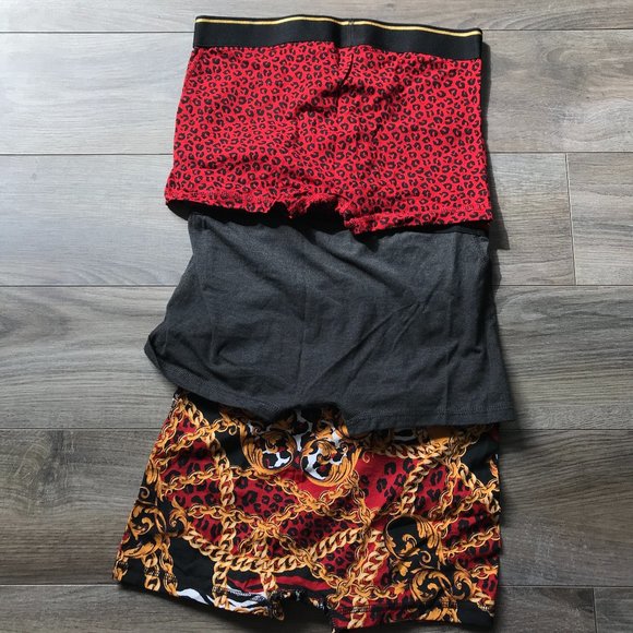 H&M Mens Boxer Briefs - Mixed Prints - Set of 3 - Picture 2 of 3